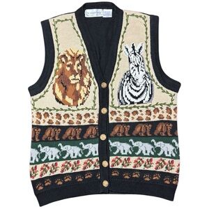 The Eagle's Eye World Wildlife Collection Safari Vintage Vest